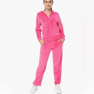 Hot pink Barbie jogging suit